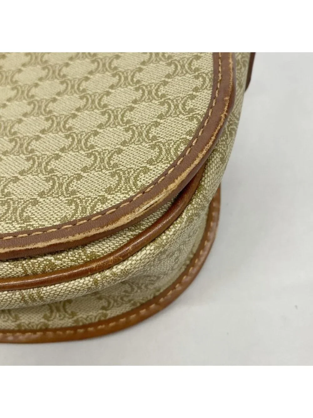 Celine Shoulder Bag Macadam Beige Gold - Picture 6 of 10